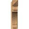 Ekena Millwork Merced Rough Sawn Arts and Crafts Outlooker, Western Red Cedar, 8"W x 32"D x 32"H OUT08X32X32MRC03RWR - alternate 4